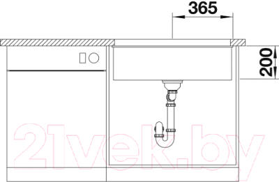 Мойка кухонная Blanco Etagon 700-U / 525171