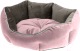 Лежанка для животных Ferplast Queen 50 / 83405001 (розовый/серый) - 