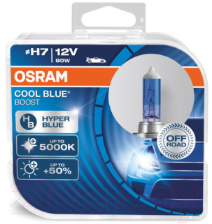 Комплект автомобильных ламп Osram H7 62210CBB-HCB