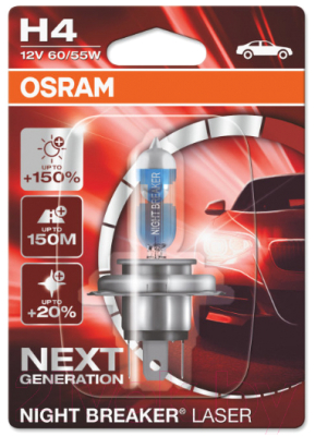 Автомобильная лампа Osram H4 64193NL-01B