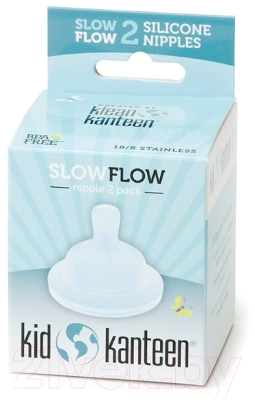 Набор сосок Klean Kanteen Baby Slow Flow / 1000454 (2шт)