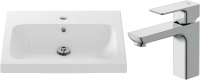 

Умывальник со смесителем Cersanit, Colour Col 60B / S-UM-COL60/1-w + 63039
