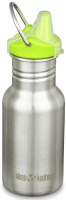 Поильник Klean Kanteen Kid Classic Narrow Sippy 12oz Brushed Stainless / 1008770 (355мл) - 