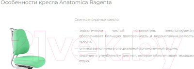 Кресло детское Anatomica Ragenta (серый)