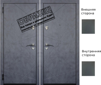 

Входная дверь Staller, Comfort ЮП-11 бетон графит/ЮП-11 бетон графит