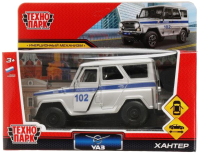 

Автомобиль игрушечный Технопарк, УАЗ Хантер Полиция / 2004A027-R