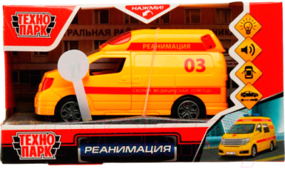 Автомобиль игрушечный Технопарк Реанимация / 2006C236-R-E