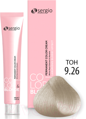 Крем-краска для волос Sergio Professional Color&Blonde 9.26