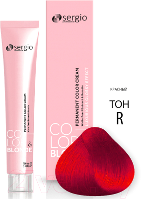 Крем-краска для волос Sergio Professional Color&Blonde Red (100мл)