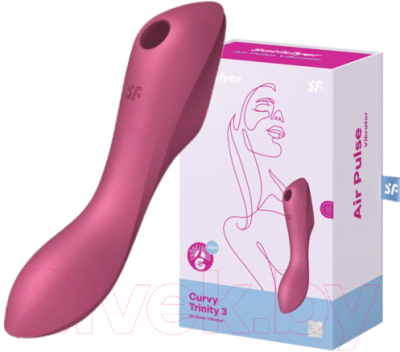 Стимулятор Satisfyer Curvy Trinity 3 / 4036526  (красный)