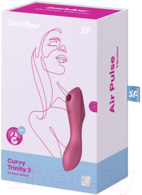 Стимулятор Satisfyer Curvy Trinity 3 / 4036526  (красный)