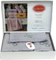 

Набор полотенец Karven, Rose махра 50x90/70x140/30x50 HS1684v4