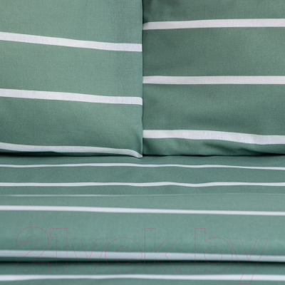 Комплект постельного белья Этель Mint stripes / 6632205
