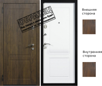 

Входная дверь Staller, Comfort ЮП-2 дуб темный/ЮП-2 дуб темный