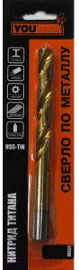 Изображение товара Сверло Yourtools HSS-TiN 7.2x69x109мм