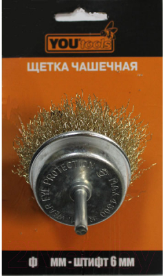 Изображение товара Щетка для электроинструмента Yourtools J-9003 Ф50мм Штифт 6мм