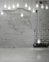 

Фотообои бесшовные Citydecor, Лампочки 3D