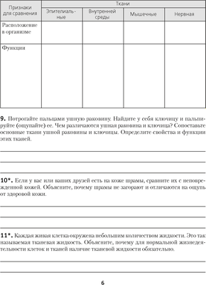 Рабочая тетрадь Аверсэв Биология 9 класс (Лисов Н.Д.)