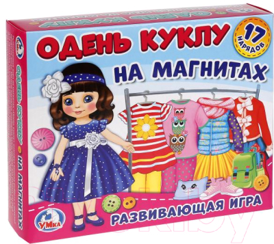 Развивающая игра Умные игры Одень куклу. Шатенка Анна / 4690590140383