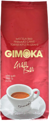Кофе в зернах Gimoka Rosso Gran Bar (1кг)