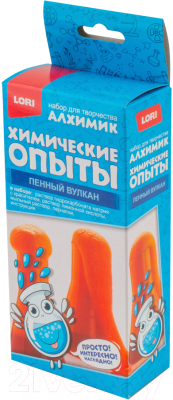 Изображение товара Набор для опытов Lori Химические опыты. Пенный вулкан / Оп-073