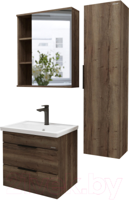 Шкаф с зеркалом для ванной Grossman Форта 60 / 2060032