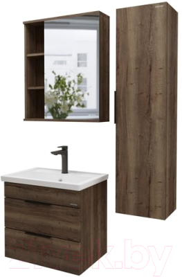 Шкаф с зеркалом для ванной Grossman Форта 70 / 2070022