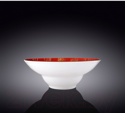 Суповая тарелка Wilmax WL-668222/A (красный)