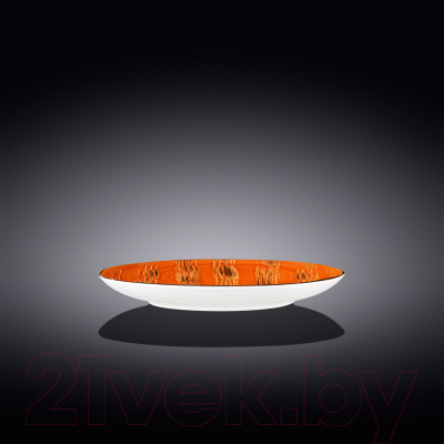 Тарелка столовая обеденная Wilmax WL-668312/A (оранжевый)