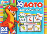 

Развивающая игра Умные игры, IQ-лото. Динозаврики / 4680107961242