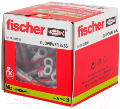 Дюбель универсальный FISCHER Duopower 8x65 (50шт)