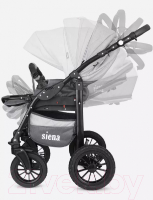 Детская универсальная коляска Rant Siena 3 в 1 (04, графит/серый)