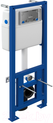 Изображение товара Унитаз подвесной с инсталляцией Cersanit Carina New Clean On + S-IN-MZ-LINK_PRO + P-BU-MOV/Blg/Gl