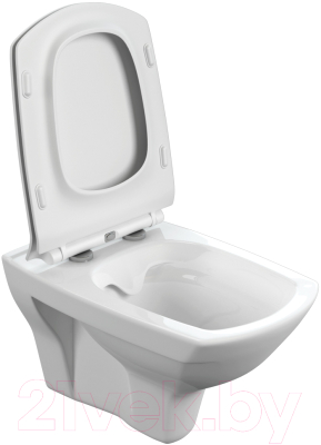 Изображение товара Унитаз подвесной с инсталляцией Cersanit Carina New Clean On + S-IN-MZ-LINK_PRO + P-BU-MOV/Blg/Gl