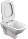 Миниатюра изображения товара Унитаз подвесной с инсталляцией Cersanit Carina New Clean On + S-IN-MZ-LINK_PRO + P-BU-MOV/Blg/Gl