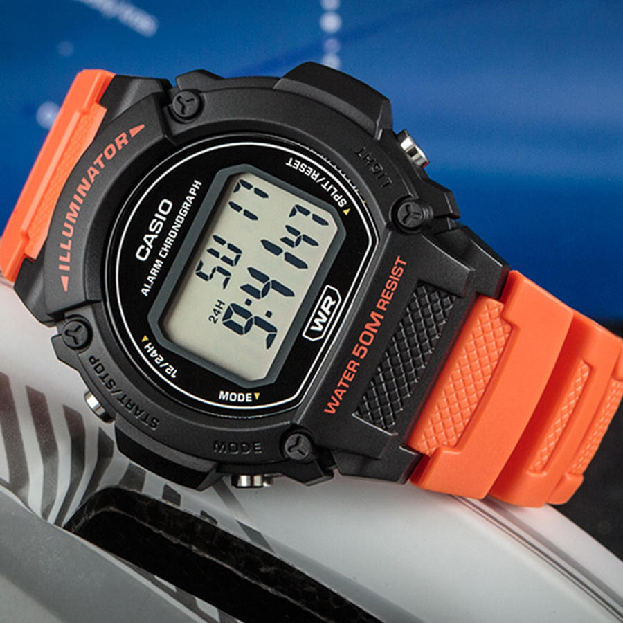 Часы наручные унисекс Casio W-219H-4A — фото 3