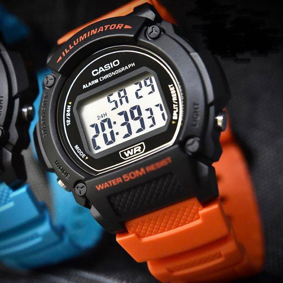 Часы наручные унисекс Casio W-219H-4A — фото 2