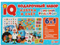 

Развивающий игровой набор Умные игры, IQ Синий трактор. Азбука и счет / 4680107928016