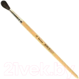 Изображение товара Кисть для рисования Schoolformat Сосновая белка круглая №5 / КБХК-5