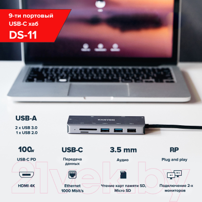 USB-хаб Canyon DS-11 / CNS-TDS11