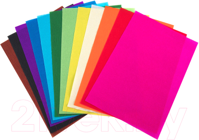 Изображение товара Набор цветной бумаги Юнландия 112558 (12л)