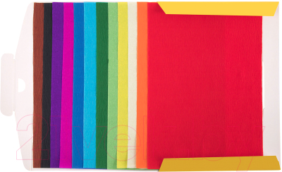 Изображение товара Набор цветной бумаги Юнландия 112558 (12л)