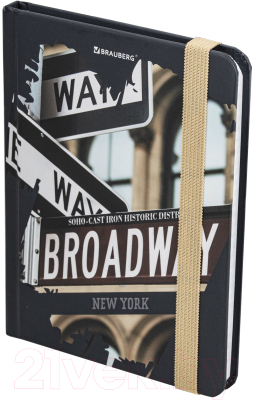 Записная книжка Brauberg Broadway / 113739