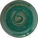 Тарелка закусочная (десертная) Wilmax WL-669511/A (зеленый) - 