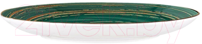 Тарелка столовая обеденная Wilmax WL-669513/A (зеленый)