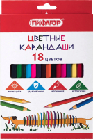 

Набор цветных карандашей Пифагор, Веселая такса / 181807