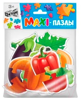 Развивающая игрушка Русский стиль Макси-пазлы / 07141 (в ассортименте)