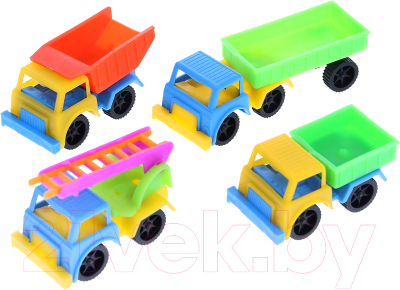 Изображение товара Набор игрушечных автомобилей Юг-пласт Автопарк мини / 7016