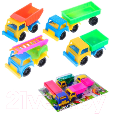 Изображение товара Набор игрушечных автомобилей Юг-пласт Автопарк мини / 7016