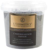 

Скраб для тела L'Cosmetics, Сахарный С марокканской глиной